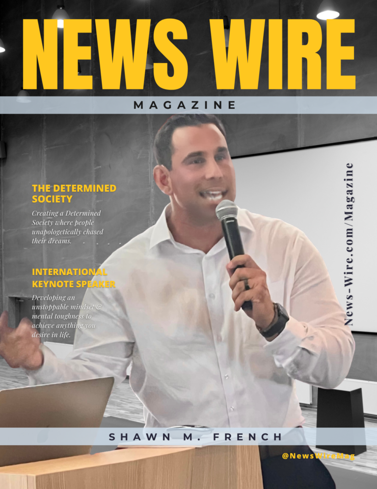 Shawn M. French - News Wire Magazine cover