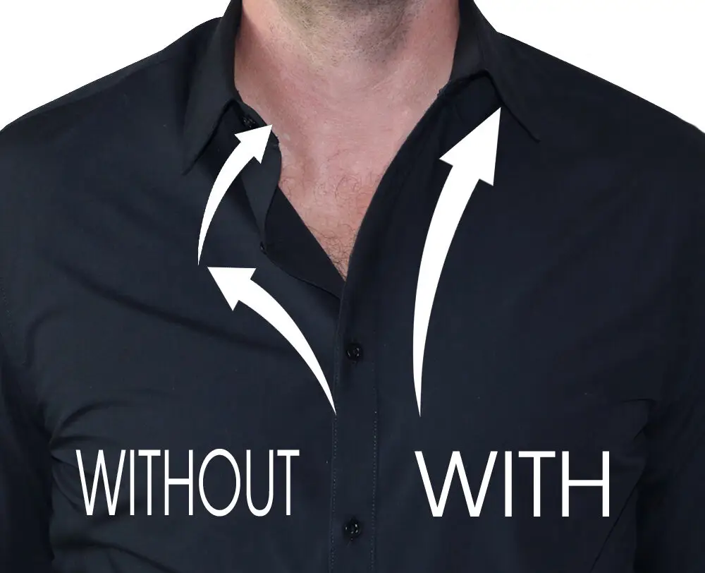 Million Dollar Collar: The Entrepreneur's Choice for Elegance and Excellence the Million Dollar Collar difference with placket stays.jpg e1692827055946