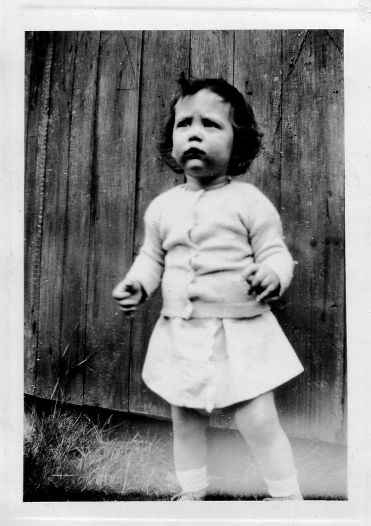 Barbara Joy Hansen as a little girl