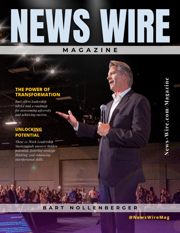 Bart Nollenberger on the cover of News Wire Magazine