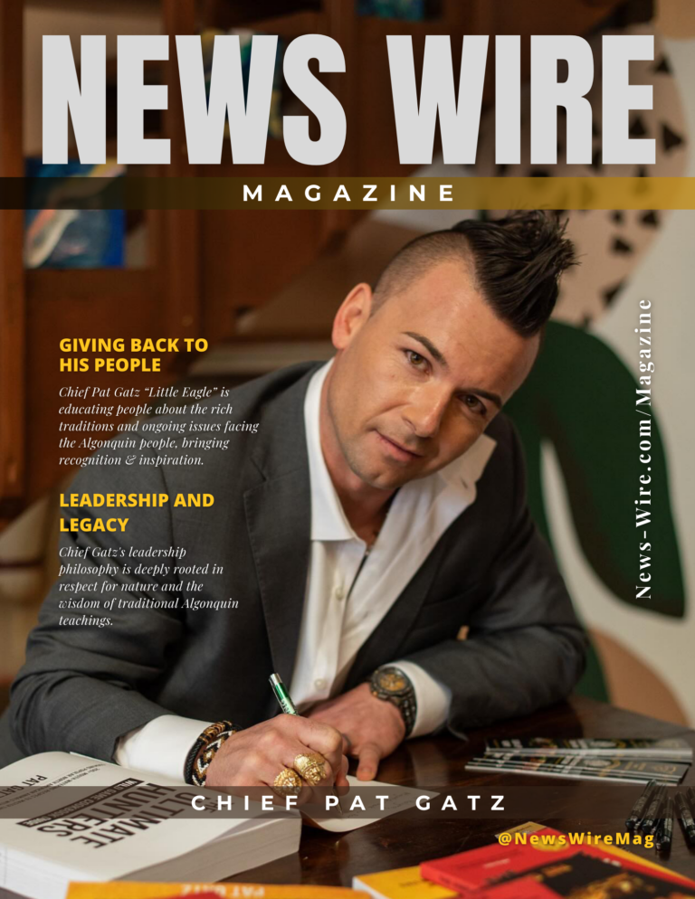 Chief Pat Gatz News Wire Magazine Cover