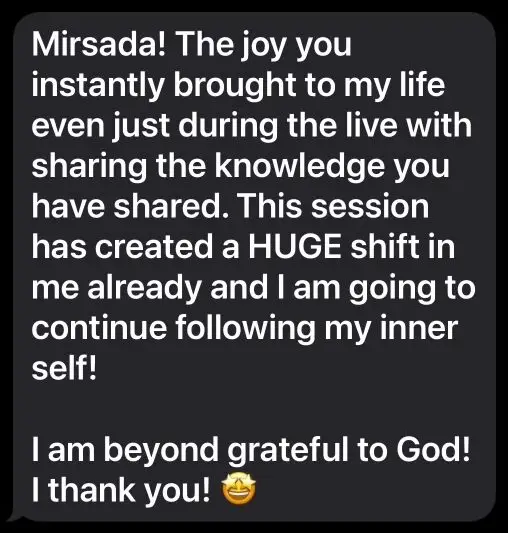 Mirsada Memic testimonial