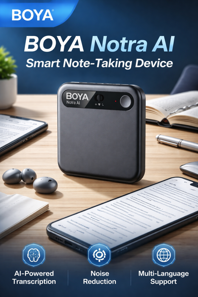 BOYA NOTRA AI Note Taking Device Review