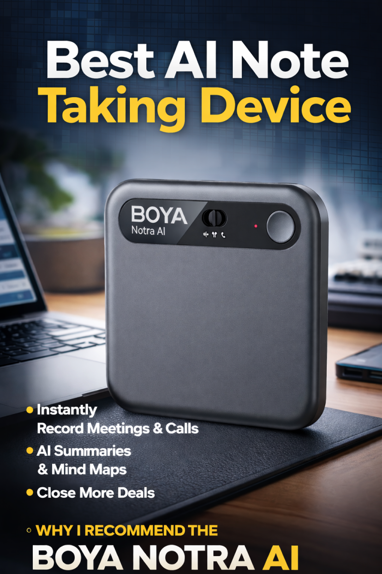 Best AI Note Taking Device - BOYA NOTRA